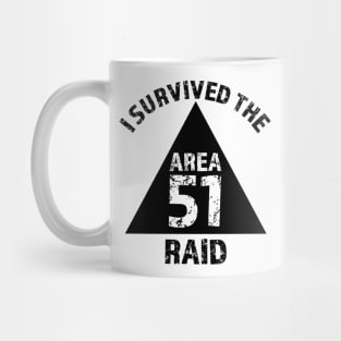 I Survived The Area 51 Raid (Black) Mug